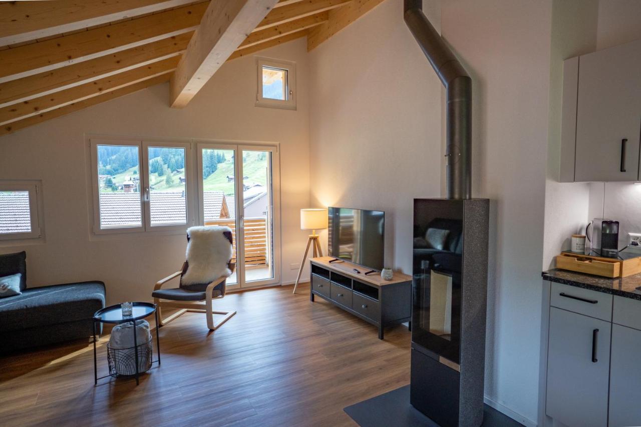 Chuenislodge2- Zwei Balkone, Gemuetlicher Kamin, Top Aussicht Adelboden Exteriör bild