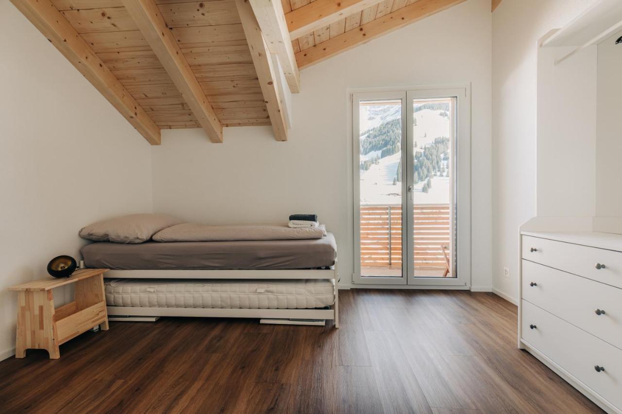 Chuenislodge2- Zwei Balkone, Gemuetlicher Kamin, Top Aussicht Adelboden Exteriör bild
